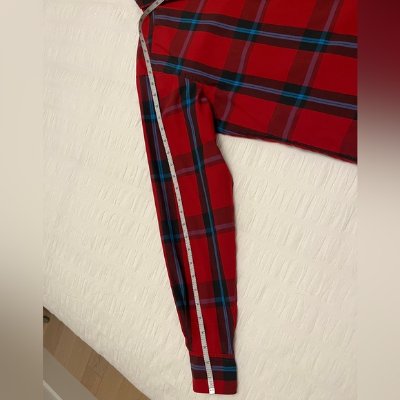 VINTAGE Ron Chereskin Plaid Long Sleeve Button Front Casual Shirt Made Hong Kong - Picture 12 of 13